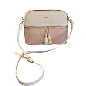 LOVEVOOK Elegant Two-Tone Crossbody Bag